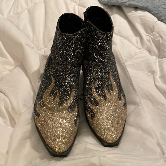 Asos western style sparkly boots, size 6 - Picture 1 of 6